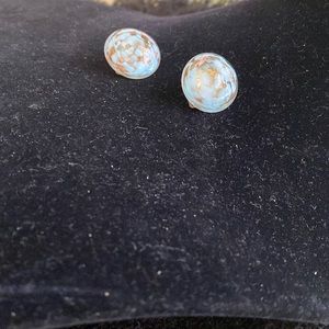 Vintage clip earrings made in Italy and signed